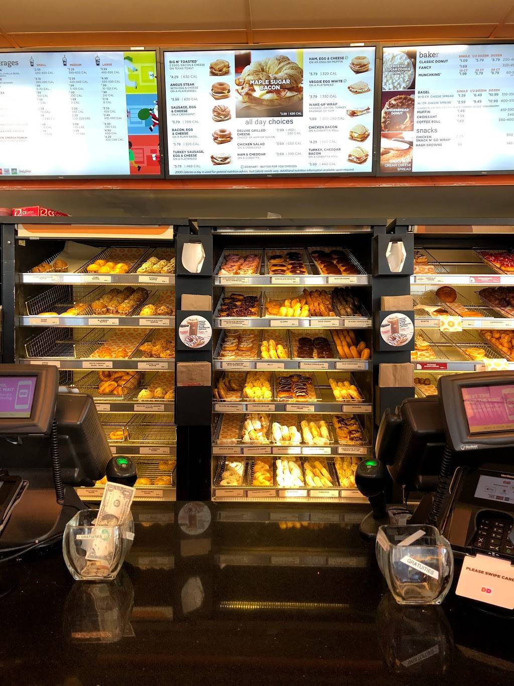 Dunkin | cafe | 1296 W Patrick St, Frederick, MD 21703, USA | 3018467991 OR +1 301-846-7991
