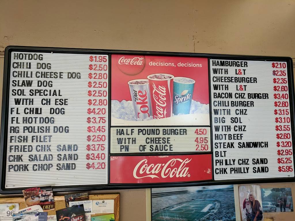 Sols Hot Dogs | restaurant | 3002 12th Ave N, Birmingham, AL 35234, USA | 2052549097 OR +1 205-254-9097