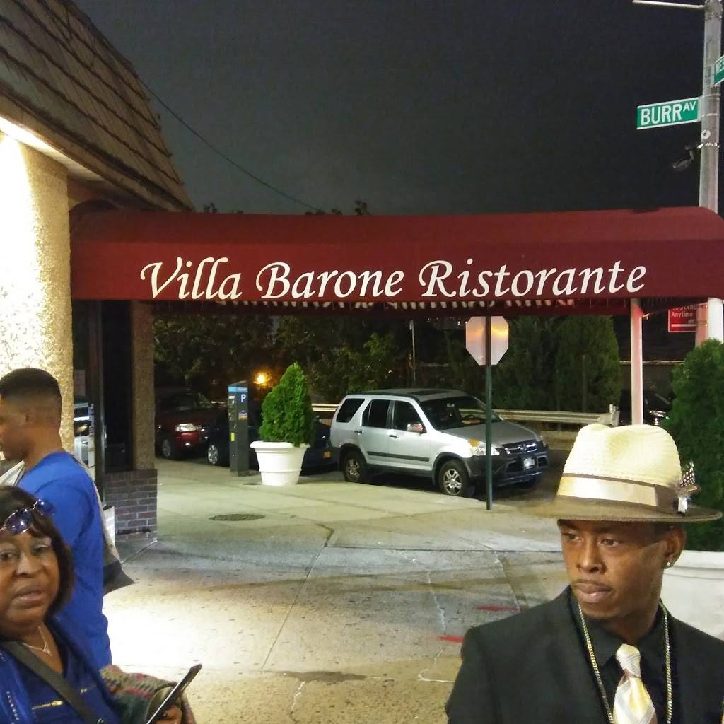 Villa Barone | restaurant | 3289 Westchester Ave, Bronx, NY 10461, USA | 7188280560 OR +1 718-828-0560