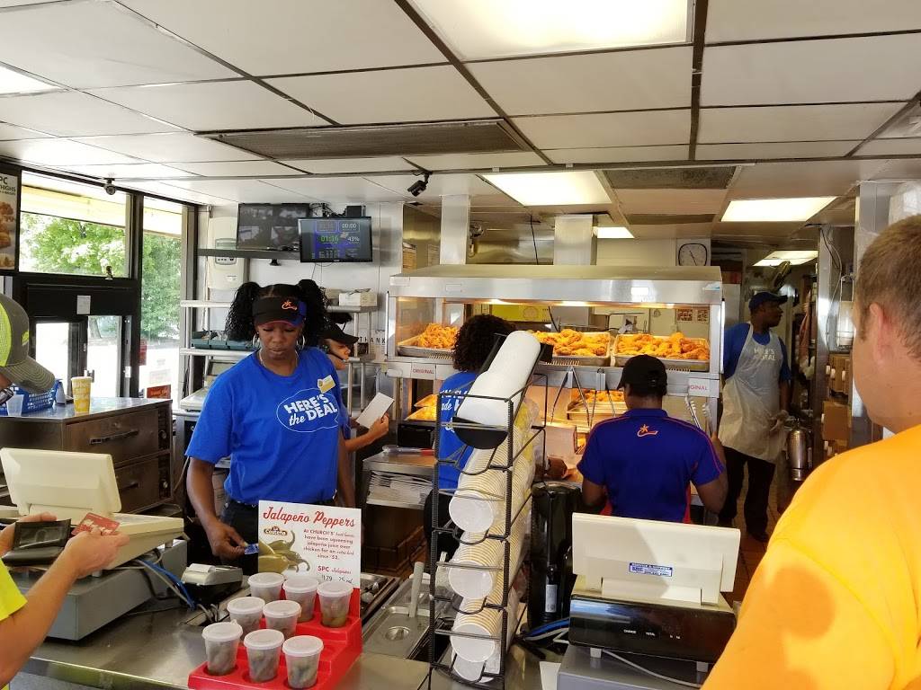 Churchs Chicken | restaurant | 350 Effingham St, Portsmouth, VA 23704, USA | 7573978852 OR +1 757-397-8852