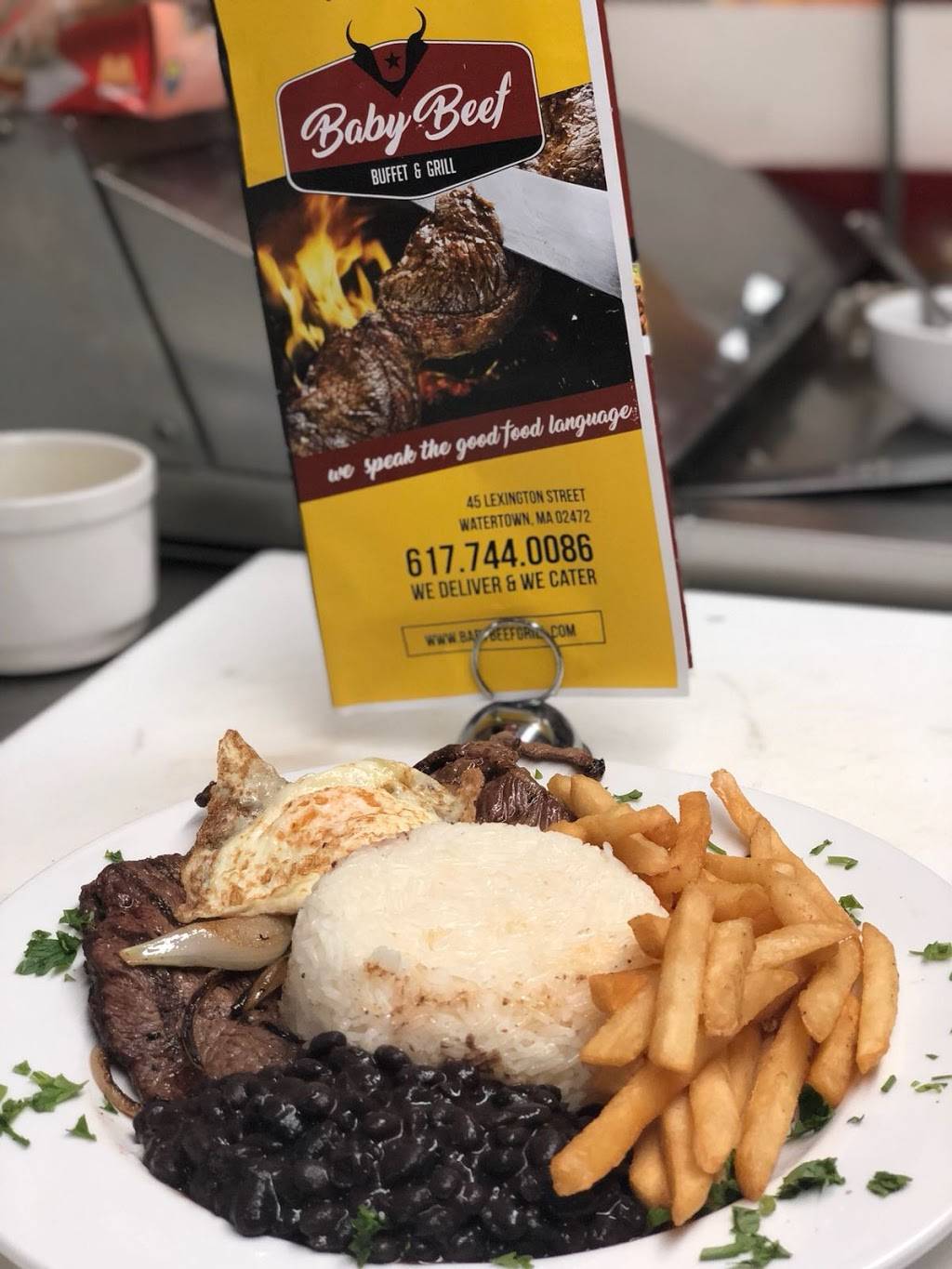 BABY BEEF GRILL | restaurant | 45 Lexington St, Watertown, MA 02472, USA | 6177440086 OR +1 617-744-0086
