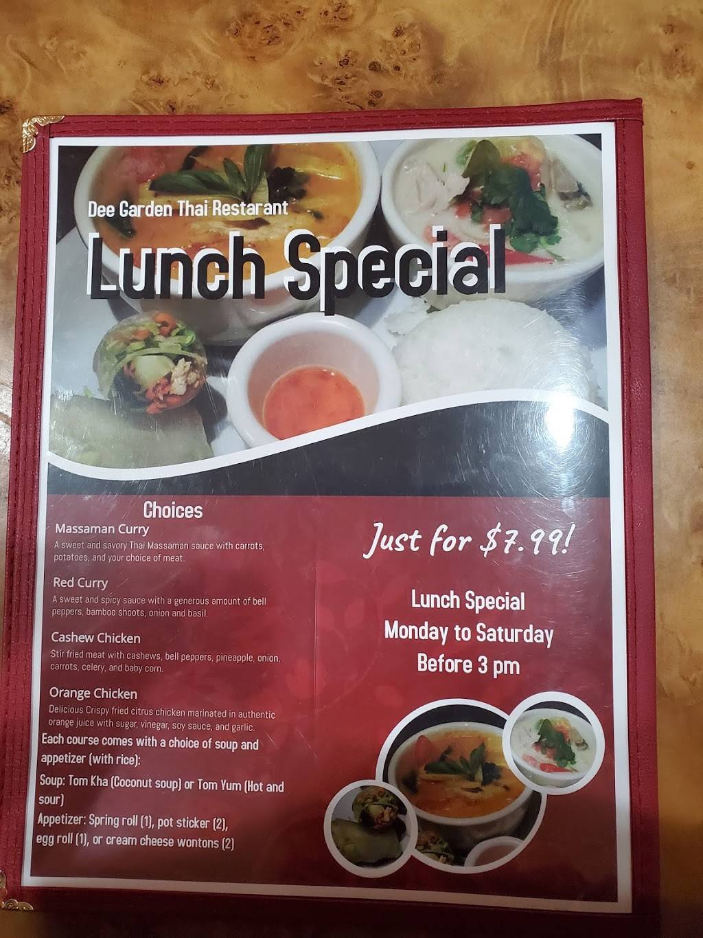 Dee Garden Thai Kitchen | restaurant | 7098 S Redwood Rd, West Jordan, UT 84084, USA | 3852961859 OR +1 385-296-1859