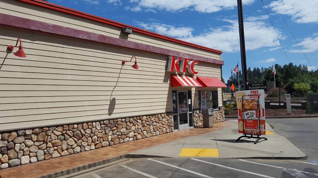KFC | restaurant | 73 Main St, Placerville, CA 95667, USA | 5306226664 OR +1 530-622-6664