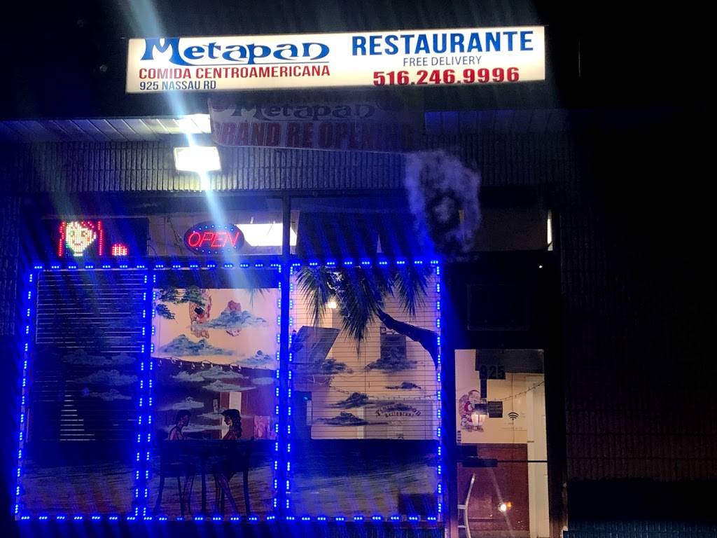 Restaurante Metapan | restaurant | 925 Nassau Rd, Uniondale, NY 11553, USA | 5162469996 OR +1 516-246-9996