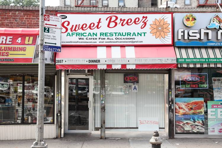 Sweet Breez | restaurant | 2857 White Plains Rd, The Bronx, NY 10467, USA | 3472759324 OR +1 347-275-9324