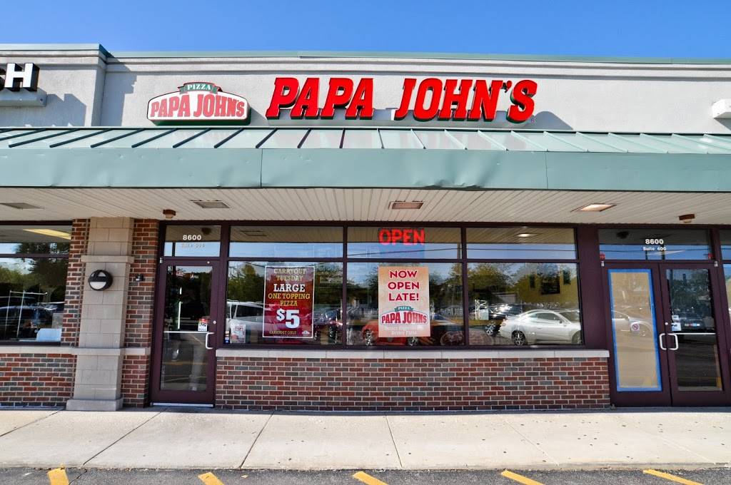 Papa Johns Pizza | restaurant | 8600 W Golf Rd Ste 500, Niles, IL 60714, USA | 8475445252 OR +1 847-544-5252