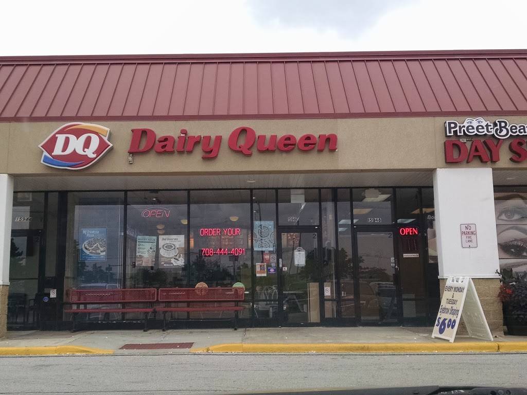 Dairy Queen Ltd Brazier | restaurant | 15946 S Harlem Ave, Tinley Park, IL 60477, USA | 7084444091 OR +1 708-444-4091