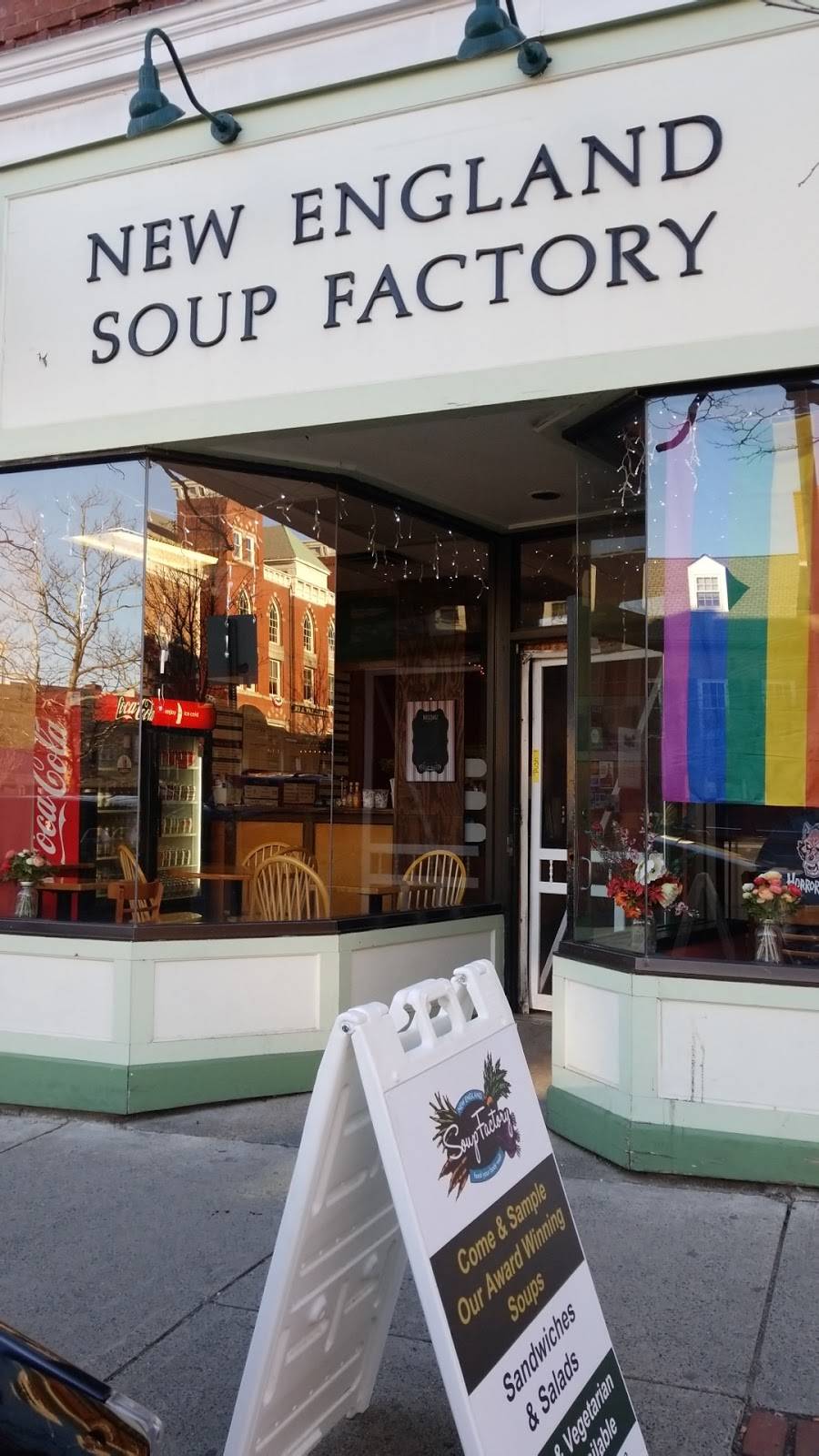 New England Soup Factory | meal takeaway | 140 Washington St, Salem, MA 01970, USA | 9787440444 OR +1 978-744-0444