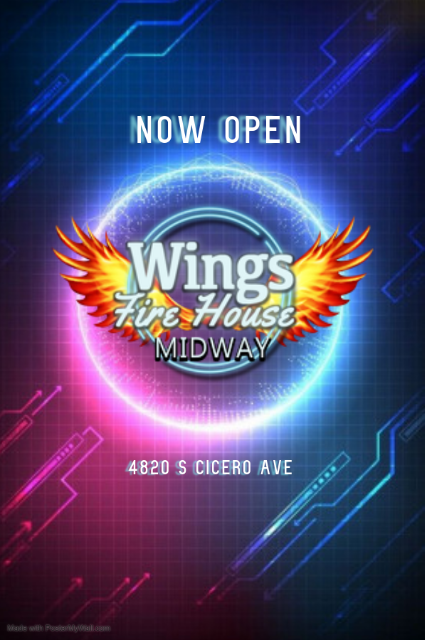 Wings Fire House - Midway | restaurant | 4820 S Cicero Ave, Chicago, IL 60638, USA | 7736473000 OR +1 773-647-3000