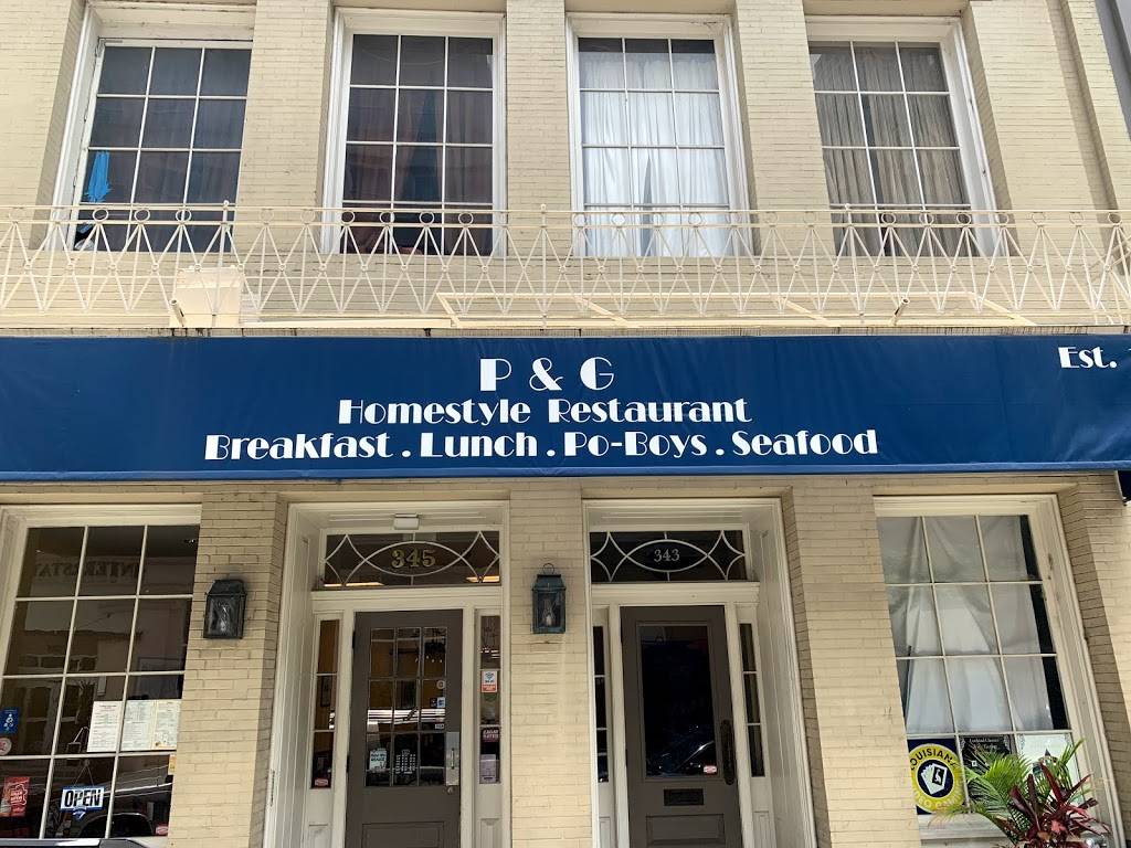 P & G Restaurant | restaurant | 345 Baronne St, New Orleans, LA 70112, USA | 5045259678 OR +1 504-525-9678