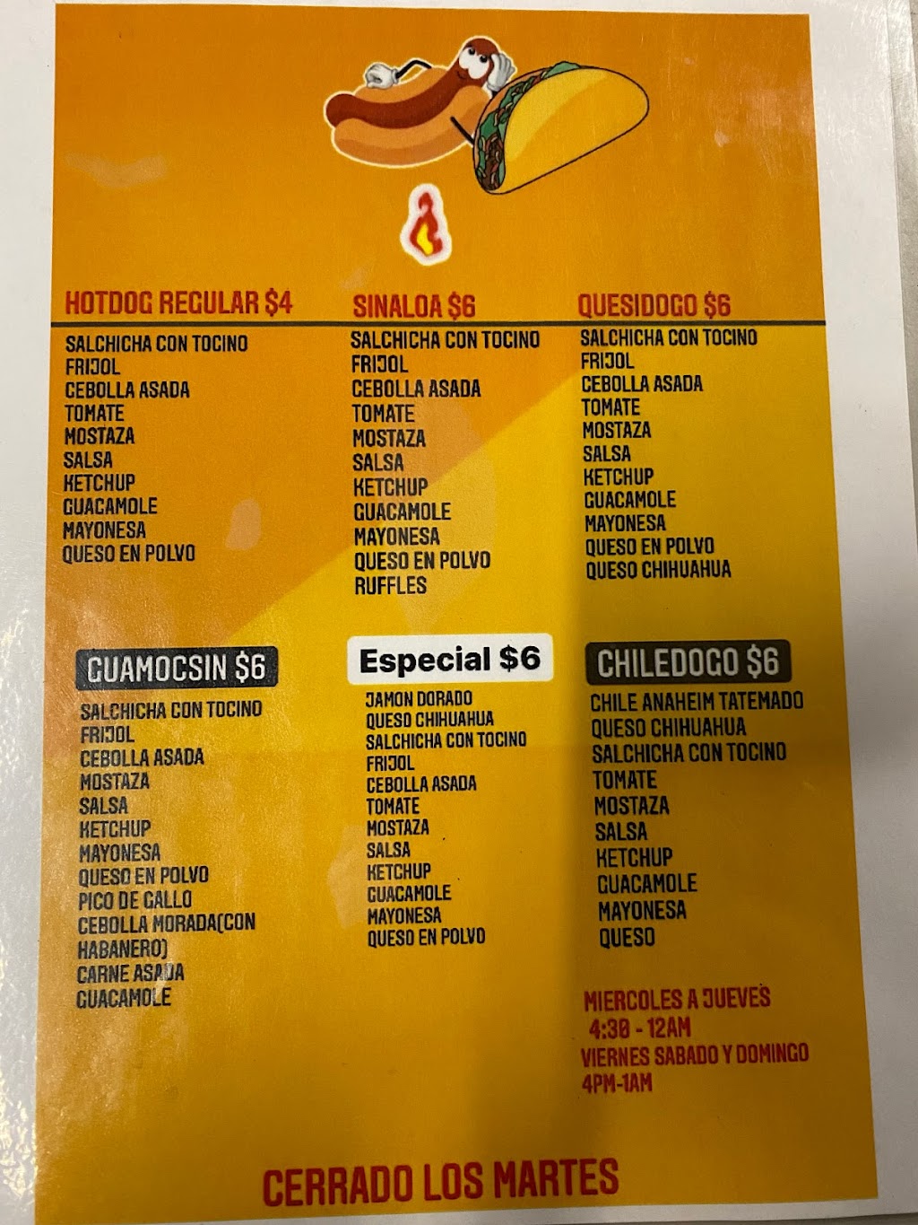 Hot dogs GuaM cSin | meal takeaway | 3125 W Buckeye Rd, Phoenix, AZ 85009, USA | 6024038436 OR +1 602-403-8436