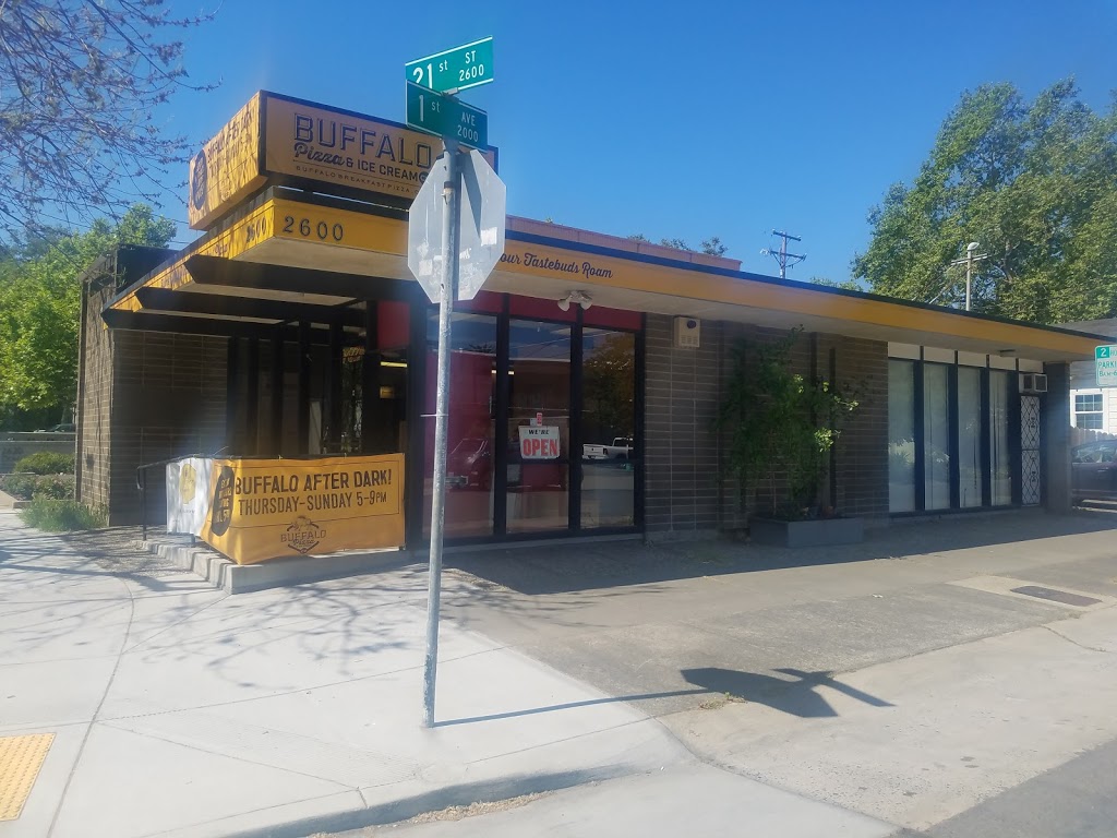 Buffalo Pizza & Ice Cream Co | meal delivery | 2600 21st St, Sacramento, CA 95818, USA | 9164516555 OR +1 916-451-6555