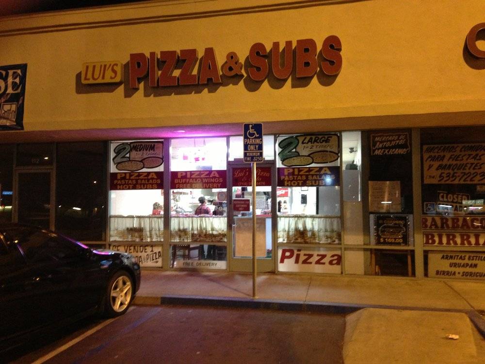 Luis Pizza & Subs | restaurant | 1150 N Harbor Blvd #106, Anaheim, CA 92801, USA | 7149564476 OR +1 714-956-4476