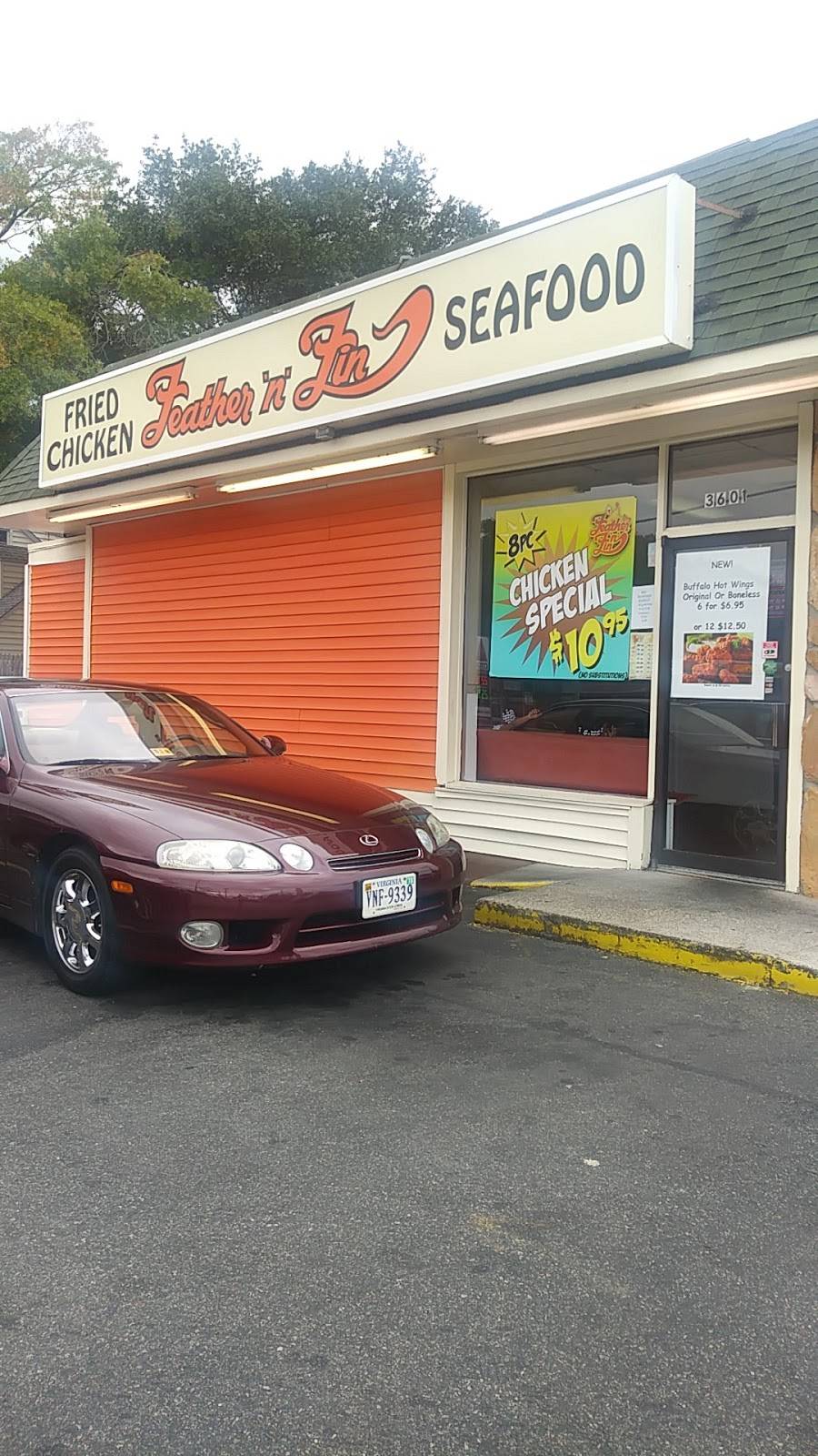 Feather n Fin | restaurant | 3601 Tidewater Dr, Norfolk, VA 23509, USA | 7576220099 OR +1 757-622-0099