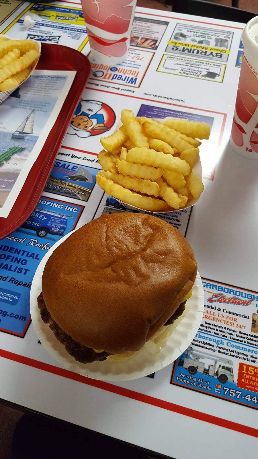 Pops Drive In | restaurant | 6555 George Washington Memorial Hwy, Grafton, VA 23692, USA | 7578986870 OR +1 757-898-6870