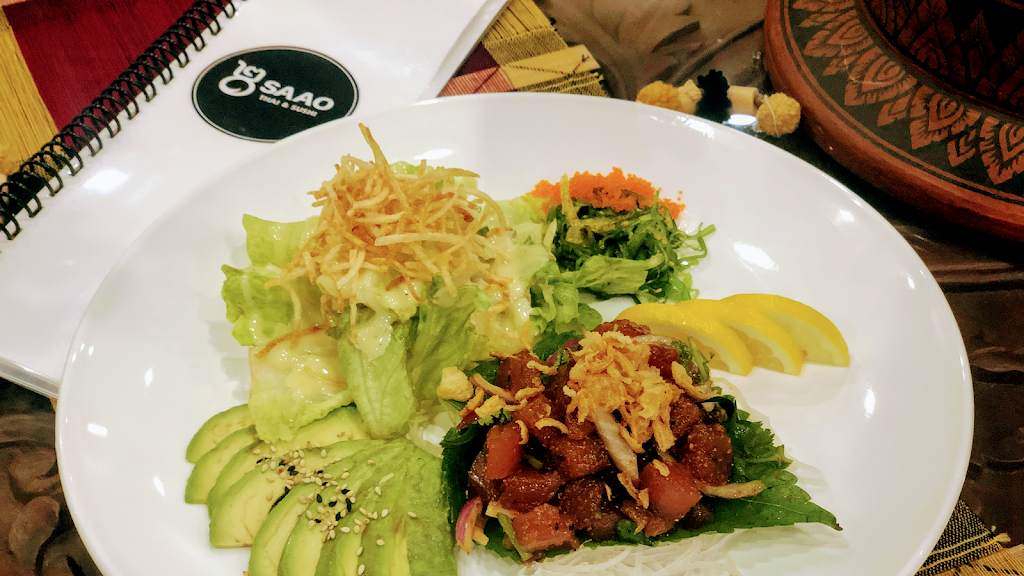 SAAO THAI & SUSHI | restaurant | 11730 Plaza America Dr Ste 105, Reston, VA 20190, USA | 5715264114 OR +1 571-526-4114