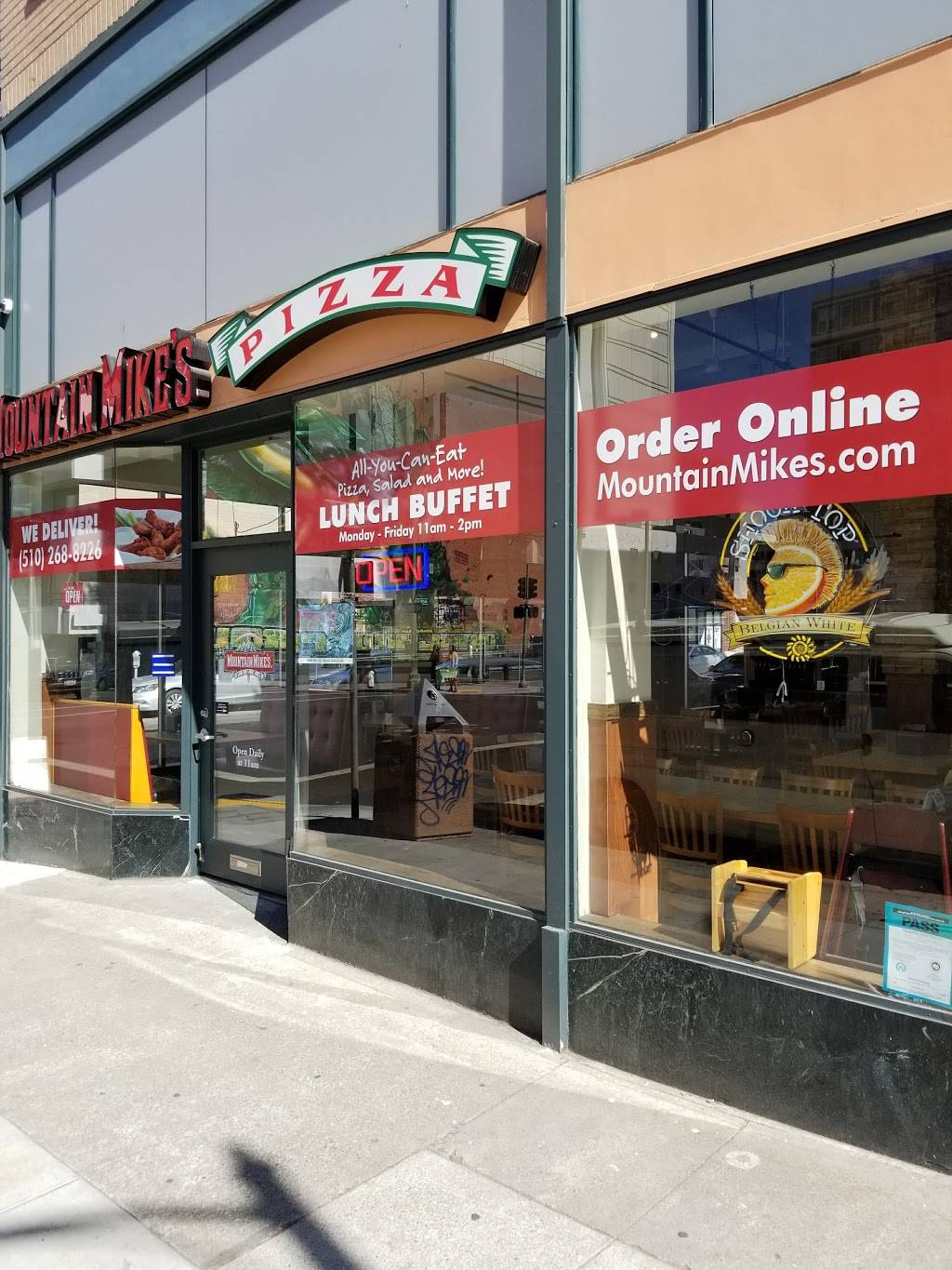 Mountain Mikes Pizza | meal delivery | 1830 Webster St, Oakland, CA 94612, USA | 5102688226 OR +1 510-268-8226