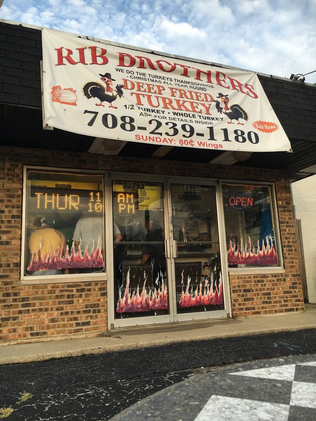 Rib Brothers | restaurant | 11753 S Pulaski Rd, Alsip, IL 60803, USA | 7082391180 OR +1 708-239-1180