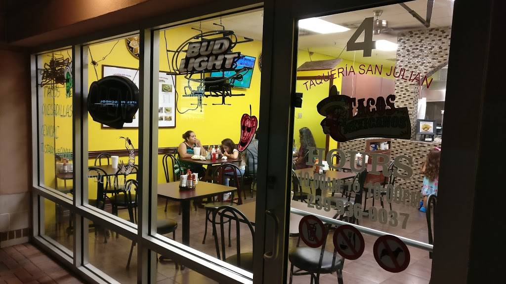 Taqueria San Julian | restaurant | 11601 S Cleveland Ave, Fort Myers, FL 33907, USA | 2399360037 OR +1 239-936-0037