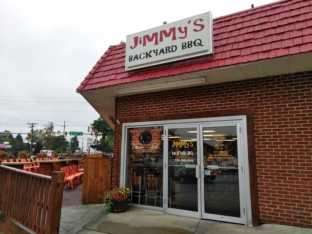 Jimmys Backyard BBQ | restaurant | 526 Graham Rd, Cuyahoga Falls, OH 44221, USA | 3303496949 OR +1 330-349-6949
