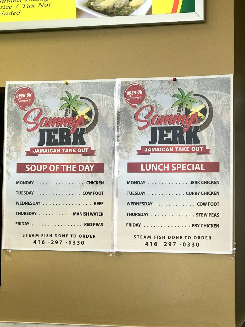 Sammys Jerk Inc | restaurant | 20 Nugget Ave Unit #9, Scarborough, ON M1S 3A7, Canada | 4162970330 OR +1 416-297-0330