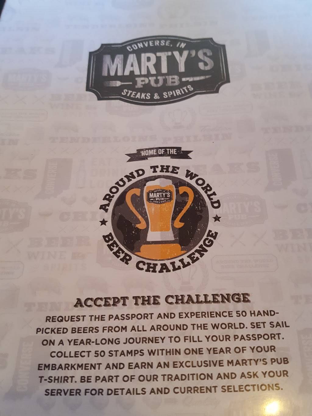 Martys Pub | restaurant | 304 N Jefferson St, Converse, IN 46919, USA | 7653955442 OR +1 765-395-5442