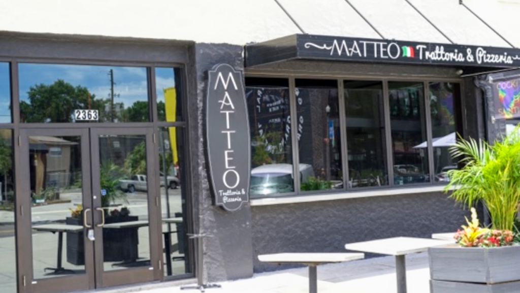 Matteo Trattoria & Pizzeria St Pete | restaurant | 2363 Central Ave, St. Petersburg, FL 33713, USA | 7278519114 OR +1 727-851-9114