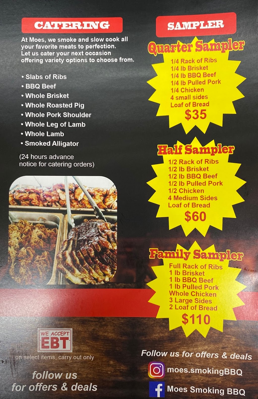 Moes Smoking BBQ | restaurant | 6350 Pembroke Rd, Miramar, FL 33023, USA | 9542952933 OR +1 954-295-2933