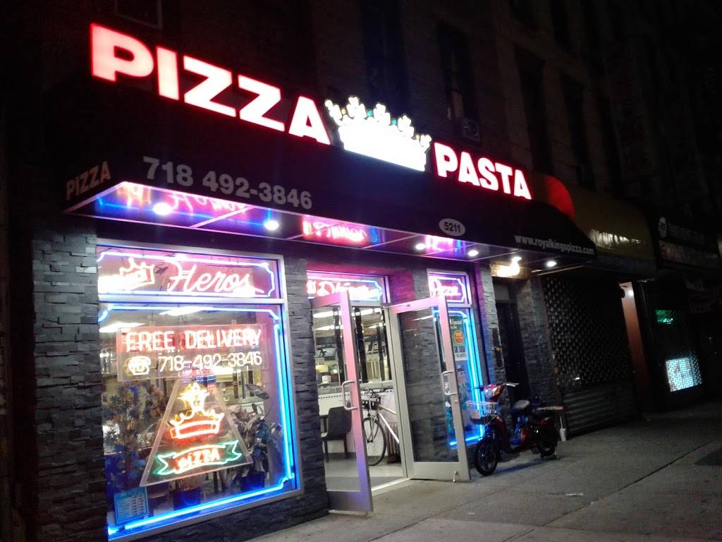 Royal Kings Pizza | restaurant | 5211 5th Ave #1, Brooklyn, NY 11220, USA | 7184923846 OR +1 718-492-3846