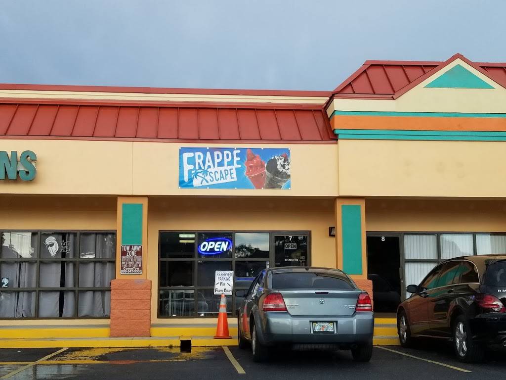 FrappeXscape | restaurant | 5101 E Busch Blvd #7, Tampa, FL 33617, USA | 8139831350 OR +1 813-983-1350