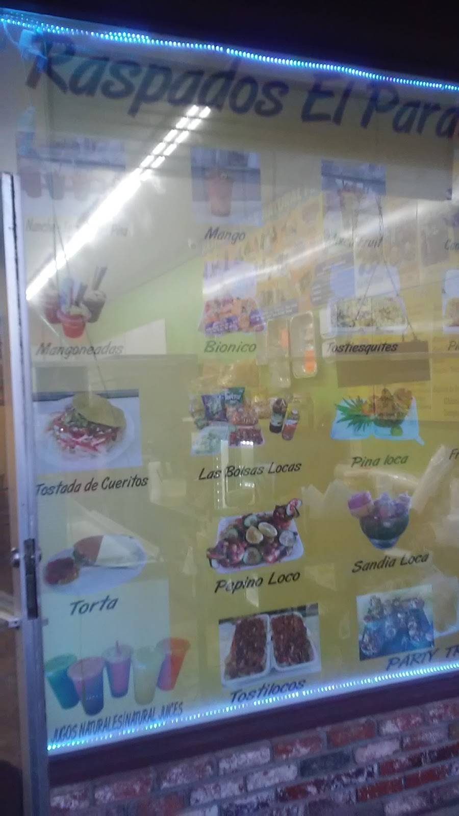 Raspados El Paraiso | restaurant | 10509 Hole Ave, Riverside, CA 92505, USA | 9516891022 OR +1 951-689-1022