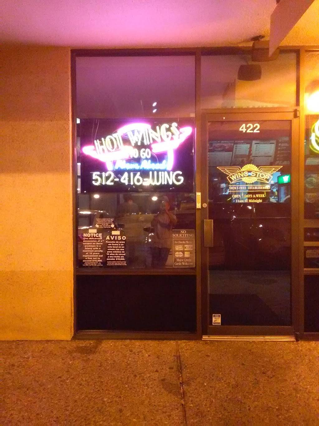 Wingstop | restaurant | 500 W William Cannon Dr Ste 422, Austin, TX 78745, USA | 5124169464 OR +1 512-416-9464
