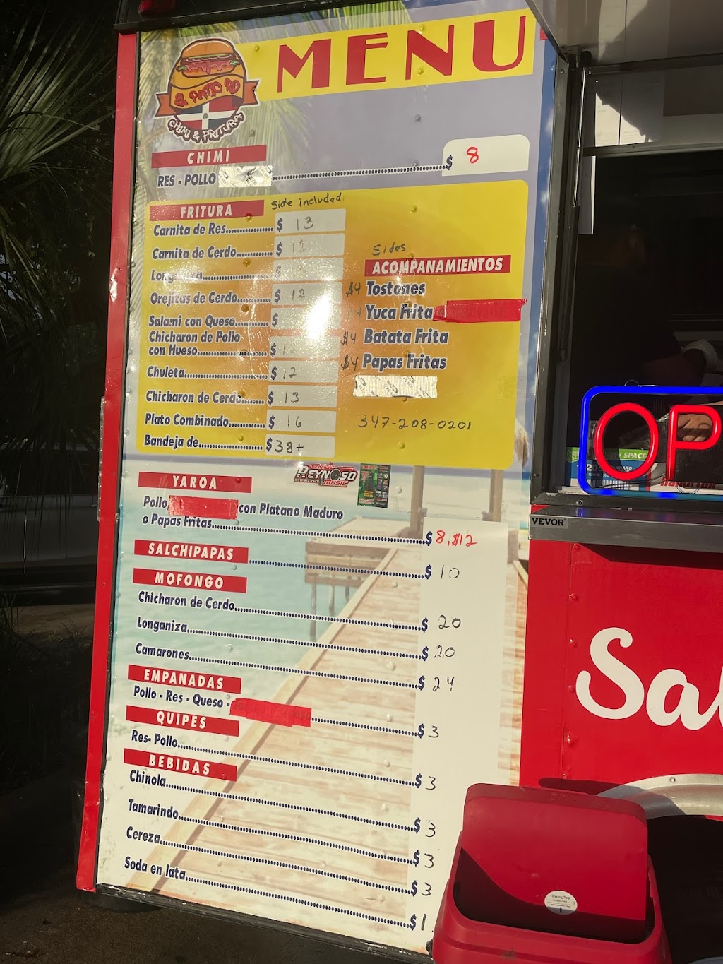 El Patio RD Chimi | restaurant | 615 W Bloomingdale Ave, Brandon, FL 33511, USA | 3472080201 OR +1 347-208-0201