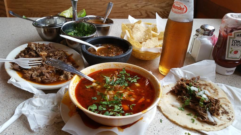Birrieria Aguascalientes | restaurant | 5756 W Belmont Ave, Chicago, IL 60634, USA | 7736374747 OR +1 773-637-4747