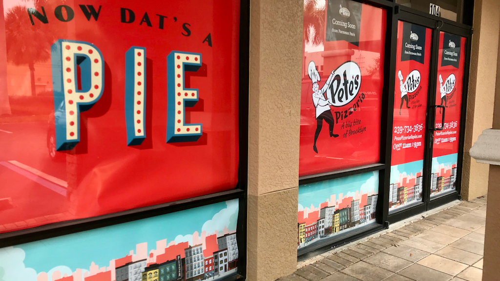 Pete’s Pizzeria | restaurant | 2400 Vanderbilt Beach Rd #104, Naples, FL 34109, USA | 2397343836 OR +1 239-734-3836