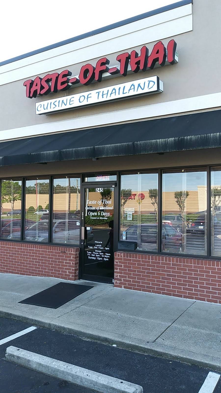 Taste of Thai | restaurant | 2911 Chapel Hill Rd # 245, Douglasville, GA 30135, USA | 7705774142 OR +1 770-577-4142