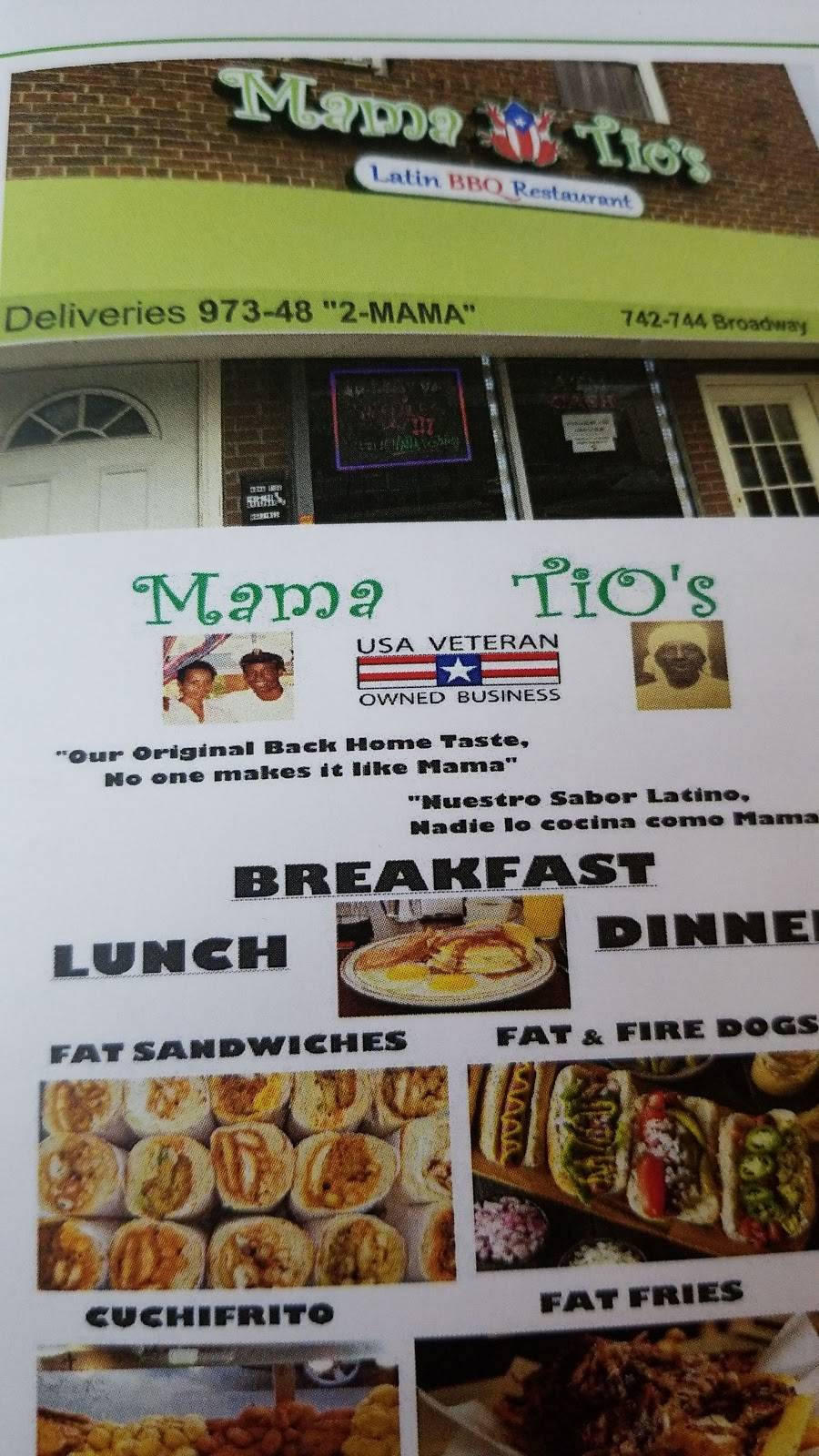 Mama Tios | restaurant | 742 Broadway, Newark, NJ 07104, USA | 9734826262 OR +1 973-482-6262