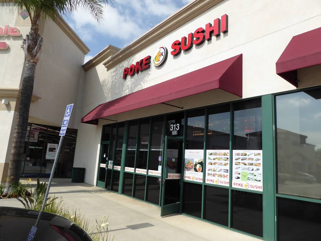 Poke Sushi | restaurant | 313 E Katella Ave, Orange, CA 92867, USA | 7146028978 OR +1 714-602-8978