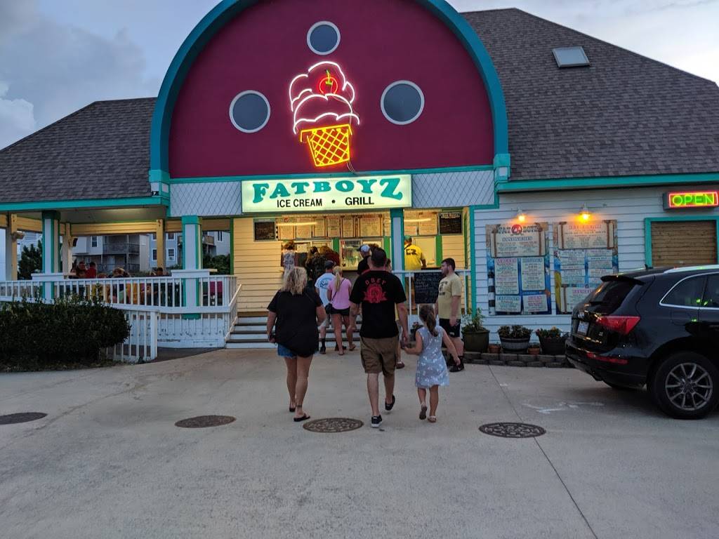 Fatboyz Ice Cream & Grill | meal takeaway | 7208 S Virginia Dare Trail, Nags Head, NC 27959, USA | 2524416514 OR +1 252-441-6514