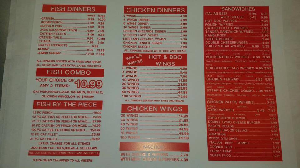 JJ Fish & Chicken | restaurant | 3937, 5608 W Madison St, Chicago, IL 60644, USA | 7732613474 OR +1 773-261-3474