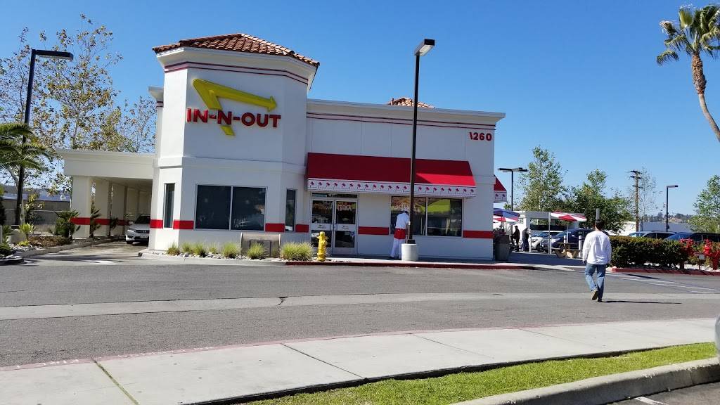In-N-Out Burger | restaurant | 1260 W Valley Pkwy, Escondido, CA 92029, USA | 8007861000 OR +1 800-786-1000