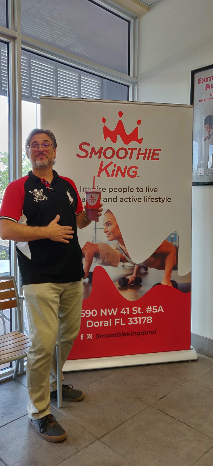 Smoothie King | meal delivery | 9690 NW 41st St Ste. 5A, Doral, FL 33178, USA | 3054063710 OR +1 305-406-3710