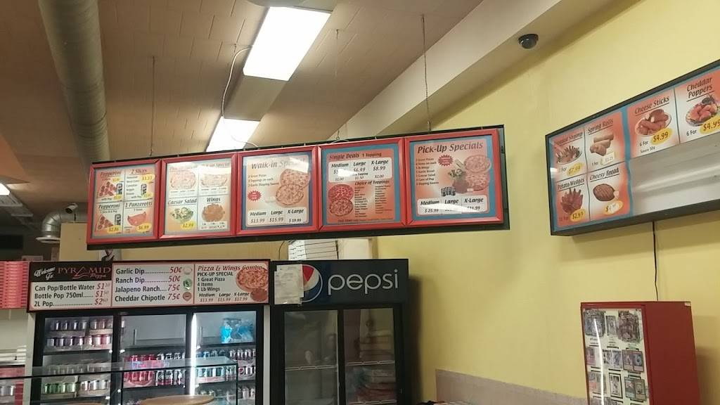 Pyramid Pizza | restaurant | 319 Lancaster St W, Kitchener, ON N2H 4V4, Canada | 5195765888 OR +1 519-576-5888