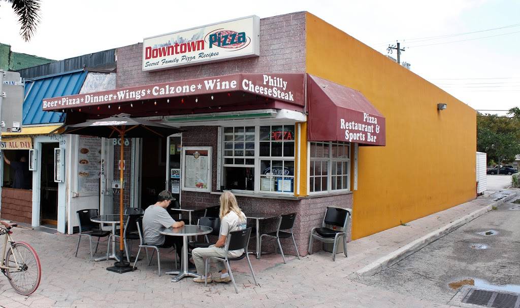 Downtown Pizza | restaurant | 608 Lake Ave, Lake Worth, FL 33460, USA | 5615866448 OR +1 561-586-6448
