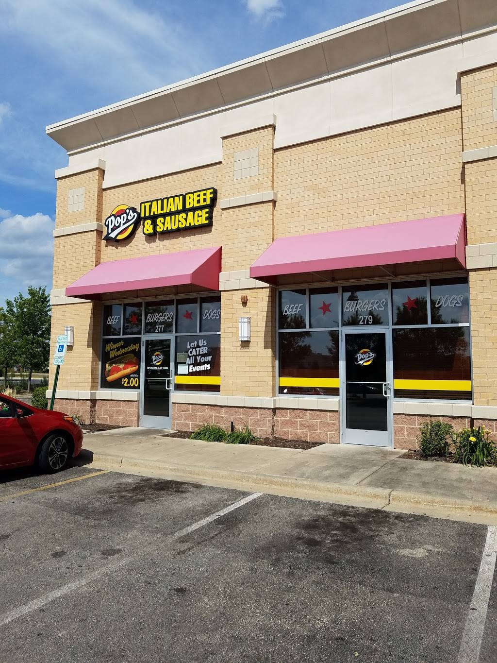 Pops Italian Beef & Sausage | restaurant | 277 S Weber Rd, Romeoville, IL 60446, USA | 8158342333 OR +1 815-834-2333