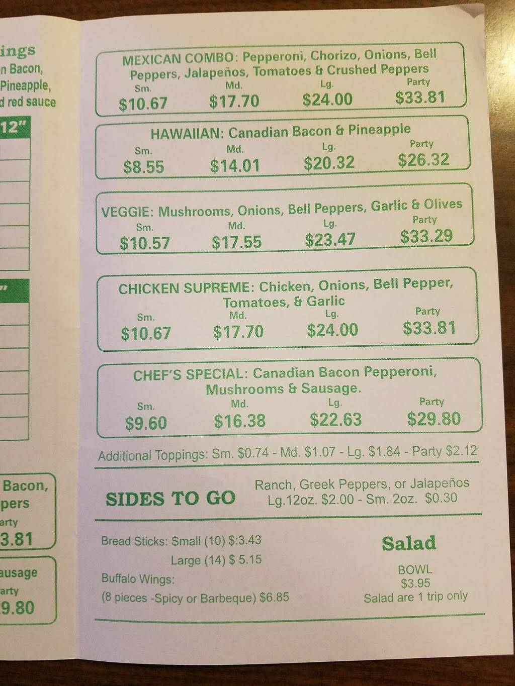 Francos Pizza | restaurant | Lodi, CA 95240, USA | 2093390775 OR +1 209-339-0775