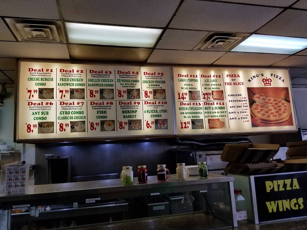 Kings Pizza & Mediterranean | restaurant | 615 Seabreeze Blvd, Daytona Beach, FL 32118, USA | 3862232048 OR +1 386-223-2048