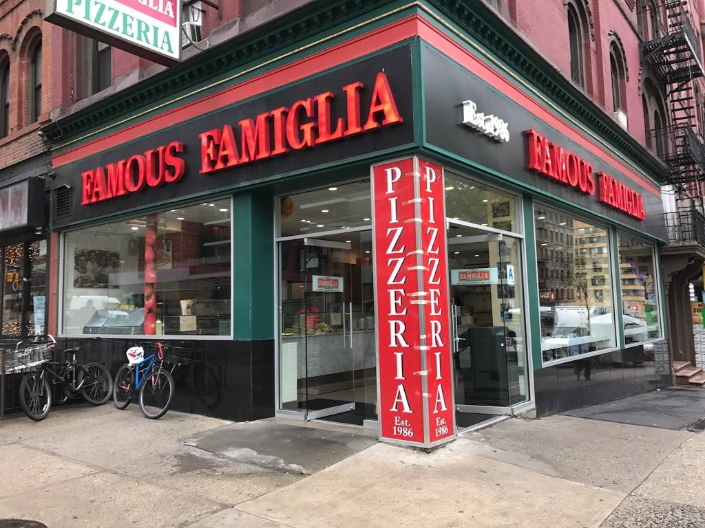Famous Famiglia Pizzeria | restaurant | 734 Amsterdam Ave, New York, NY 10025, USA | 2128647193 OR +1 212-864-7193