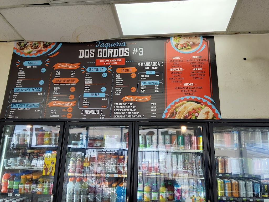 Dos Gordos Taqueria #3 | restaurant | 503 W Camp Wisdom Rd, Duncanville, TX 75116, USA | 9729134004 OR +1 972-913-4004