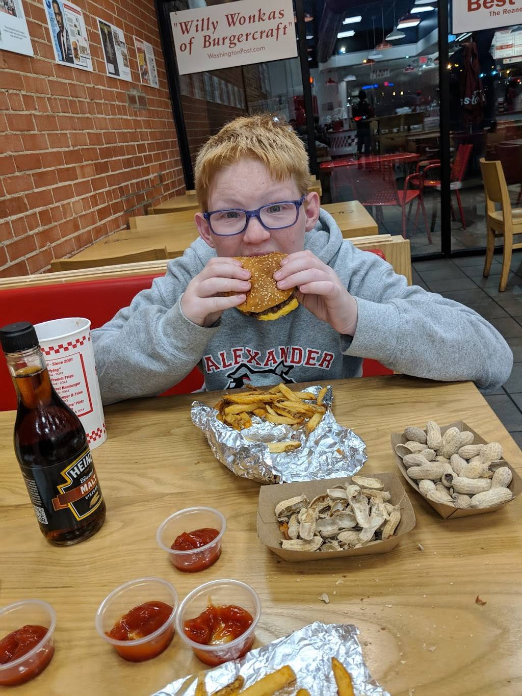 Five Guys | meal takeaway | 1326 Central Ave, Charlotte, NC 28205, USA | 9802998636 OR +1 980-299-8636